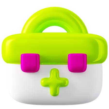 First Aid Kit  3D Icon