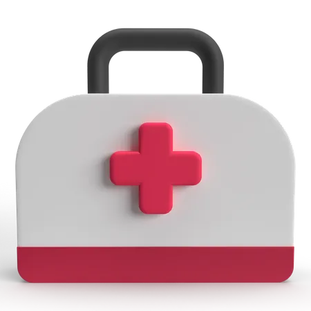 First Aid Kit  3D Icon