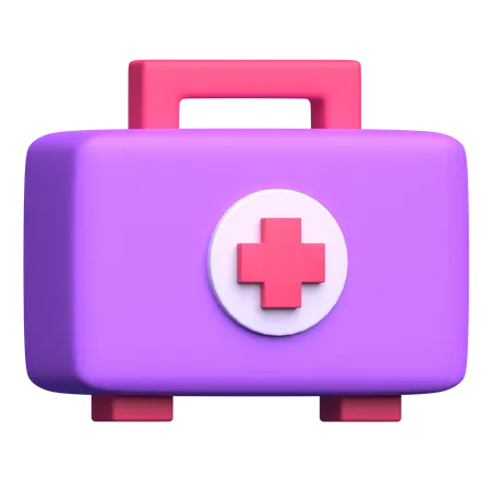 First Aid Kit  3D Icon