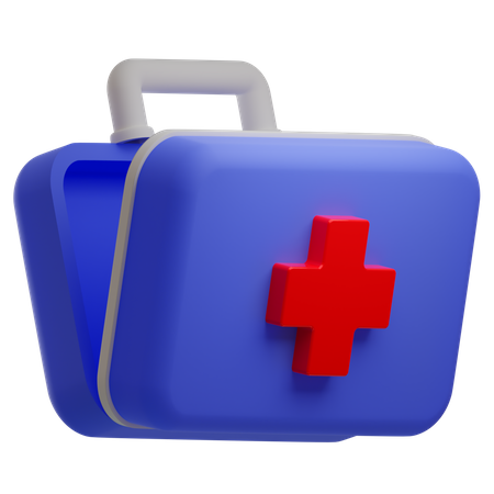 First Aid Kit  3D Icon