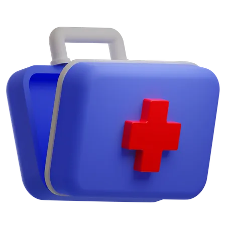 First Aid Kit  3D Icon