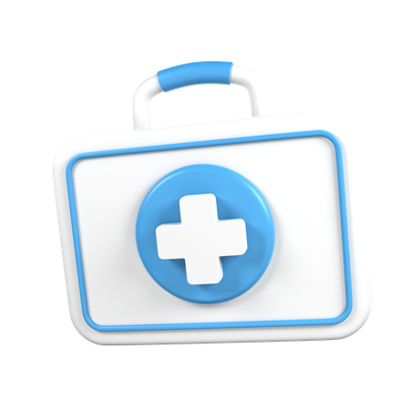 First Aid Kit  3D Icon