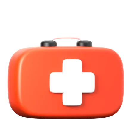 First Aid Kit  3D Icon