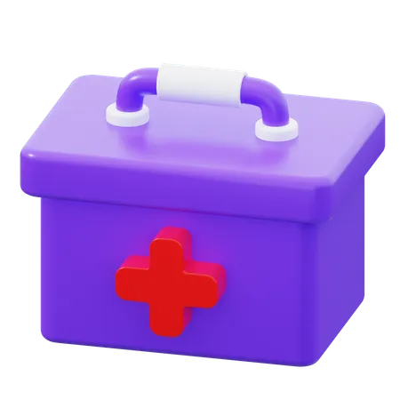 First Aid Kit  3D Icon