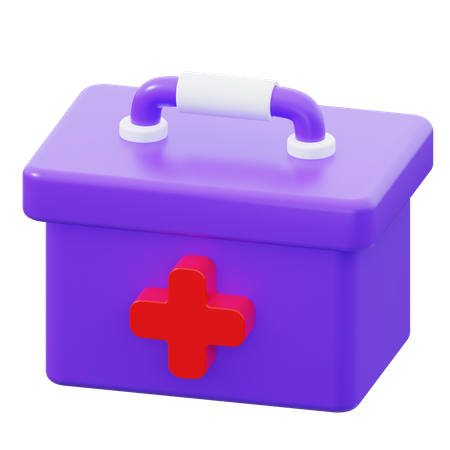 First Aid Kit  3D Icon