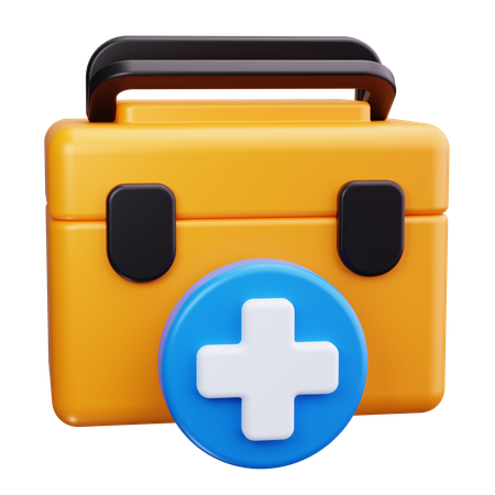 First Aid Kit  3D Icon