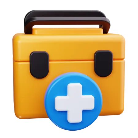 First Aid Kit  3D Icon