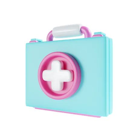 First Aid Kit  3D Icon