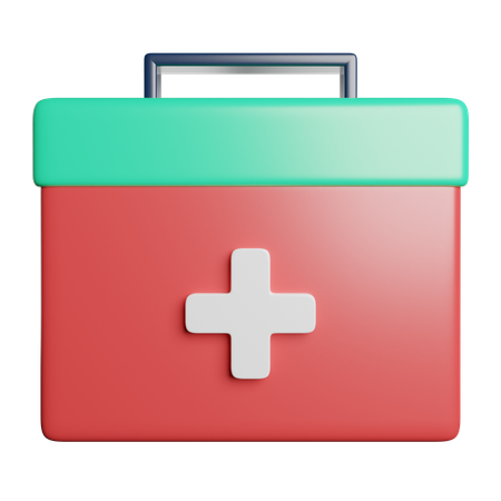 First Aid Kit  3D Icon