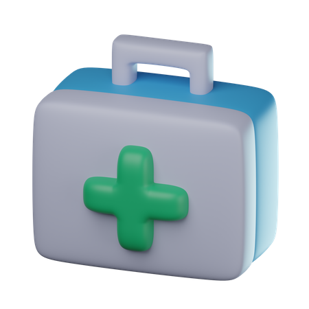 First Aid Kit  3D Icon