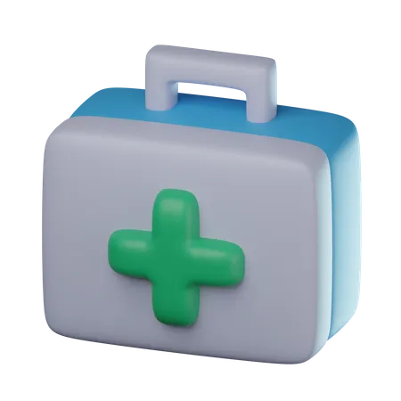 First Aid Kit  3D Icon