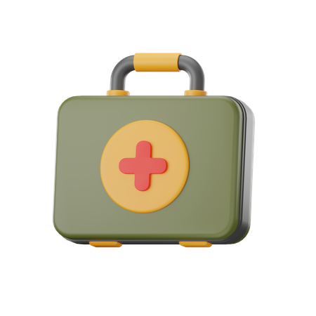 First Aid Kit  3D Icon