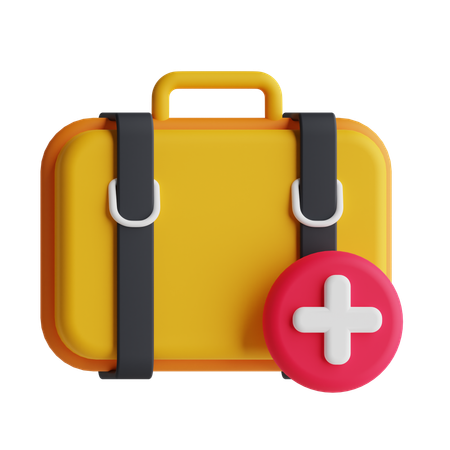 First Aid Kit  3D Icon