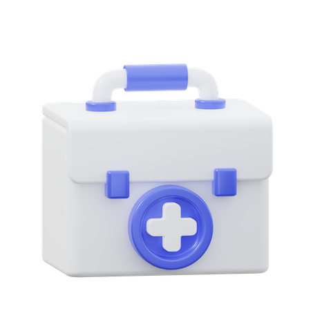 First Aid Kit  3D Icon