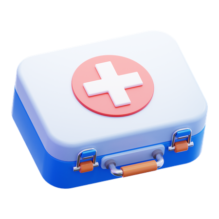 First Aid Kit  3D Icon