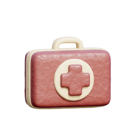 First Aid Kit  3D Icon