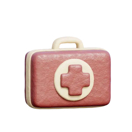 First Aid Kit  3D Icon