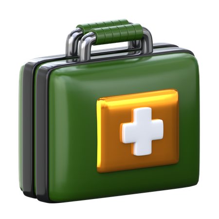 First Aid Kit  3D Icon