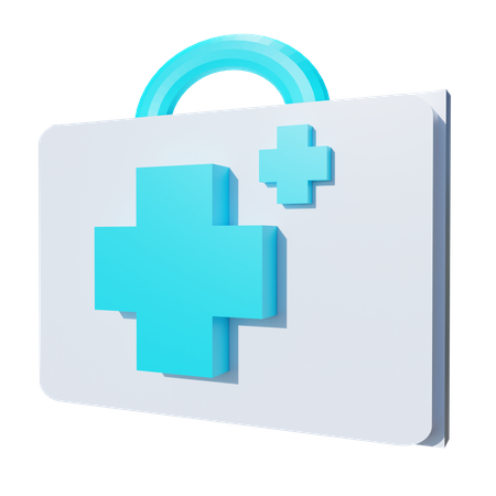 First Aid Kit  3D Icon