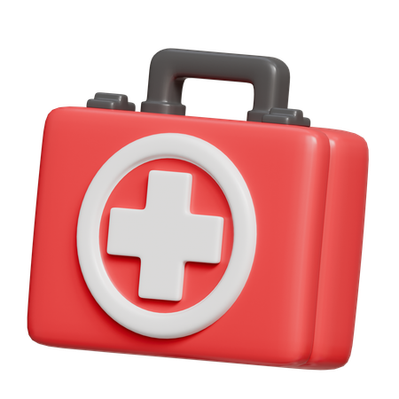 First Aid Kit  3D Icon