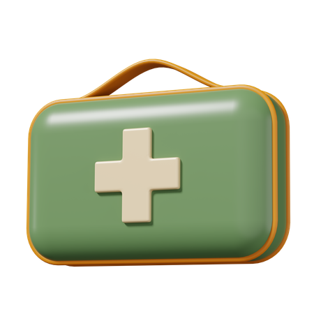 First Aid Kit  3D Icon