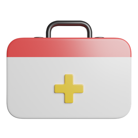 First Aid Kit  3D Icon