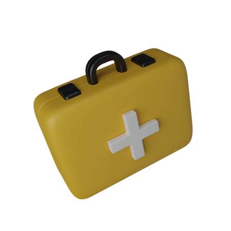 First Aid Kit  3D Icon