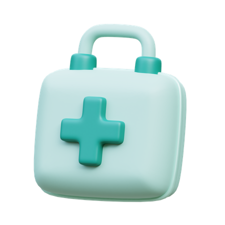 First Aid Kit  3D Icon