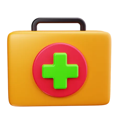 First Aid Kit  3D Icon