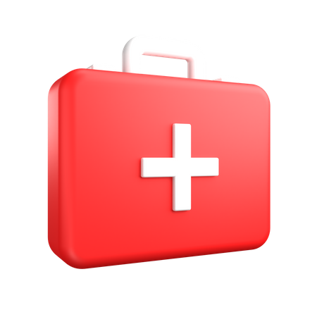 First Aid Kit  3D Icon