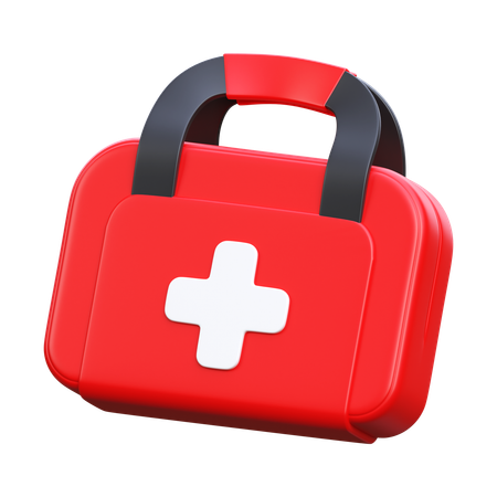 First Aid Kit  3D Icon