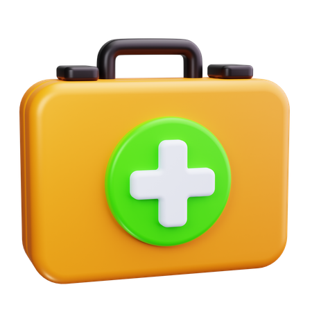 First Aid Kit  3D Icon