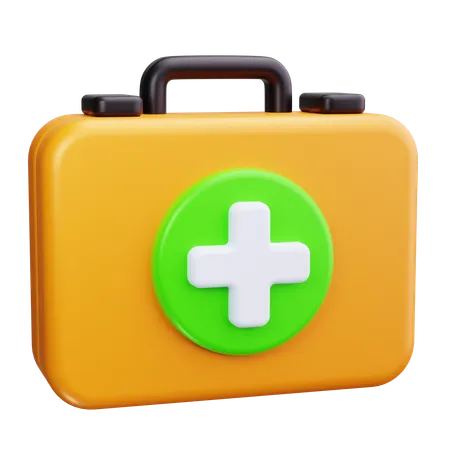 First Aid Kit  3D Icon