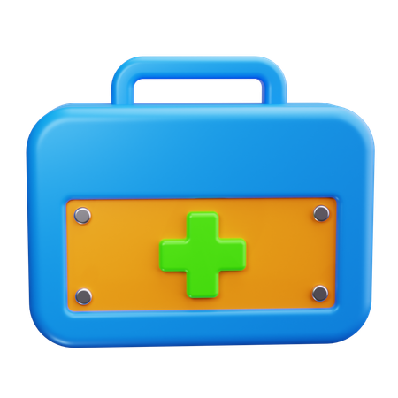 First Aid Kit  3D Icon