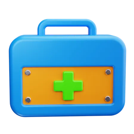 First Aid Kit  3D Icon