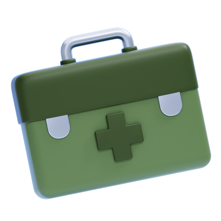 First Aid Kit  3D Icon