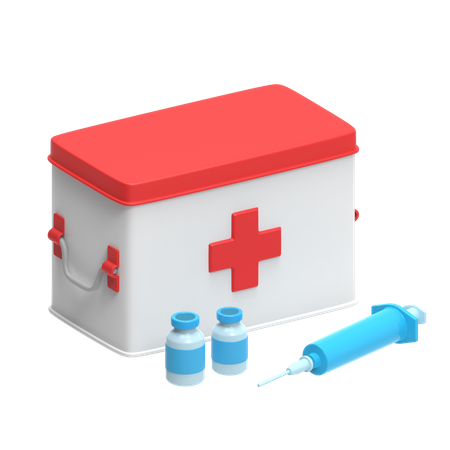 First Aid Kit  3D Icon