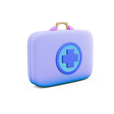 First Aid Kit  3D Icon