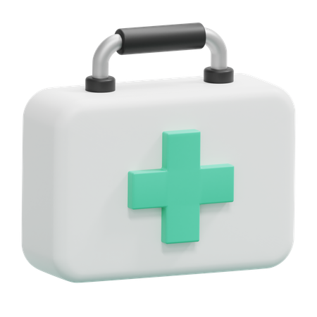 First Aid Kit  3D Icon