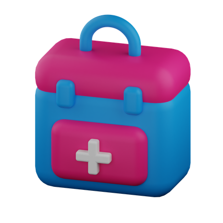First Aid Kit  3D Icon