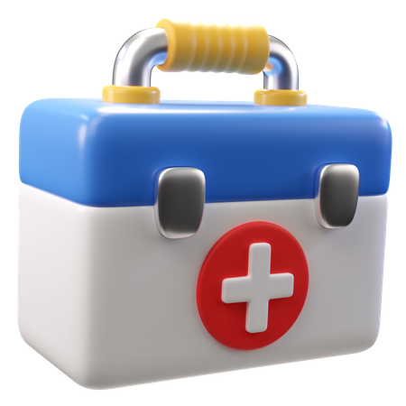 First Aid Kit  3D Icon
