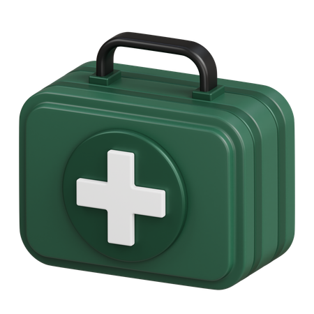 First Aid Kit  3D Icon