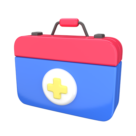 First Aid Kit  3D Illustration