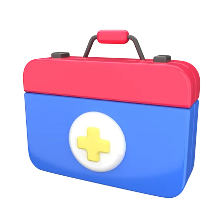 First Aid Kit  3D Illustration