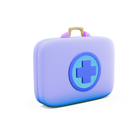 First Aid Kit  3D Illustration