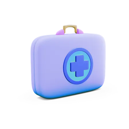 First Aid Kit  3D Illustration