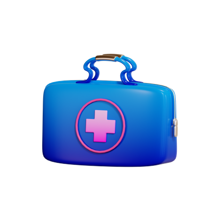 First Aid Kit  3D Illustration