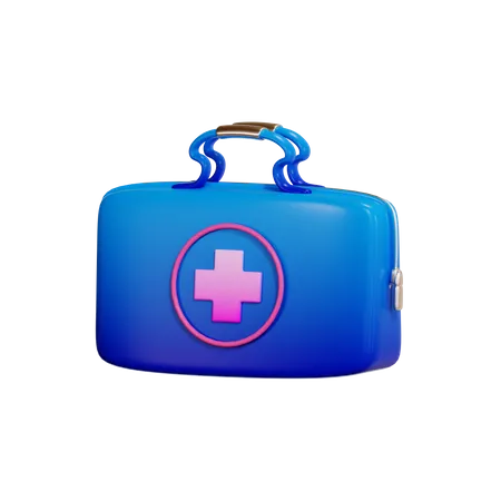 First Aid Kit  3D Illustration