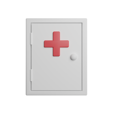 First Aid Kit  3D Illustration