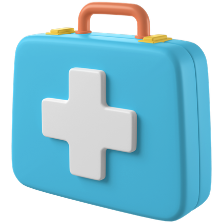 First Aid Kit  3D Illustration